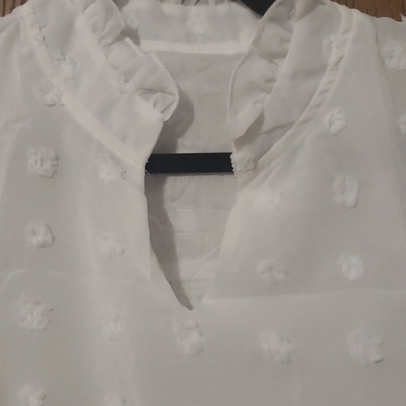 🔥🎉HP🎉 New Swiss dot flowy top. - Picture 8 of 13